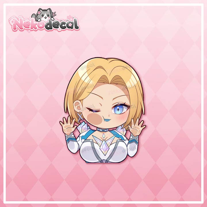 Nekodecal - Wholesale Sticker - Chibi Hero Peekers