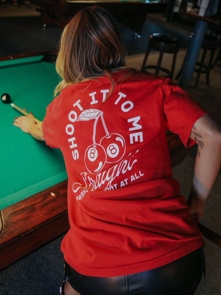 CHARLIE SOUTHERN - Wholesale Screen Printed T-Shirt - Women's - Straight Shooter T-Shirt (FRONT + BACK)