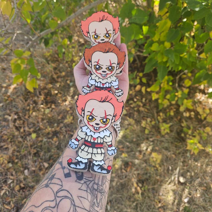 Buckin J Creations - Wholesale Car Freshener - Unisex - Pennywise Halloween Car Air Freshener