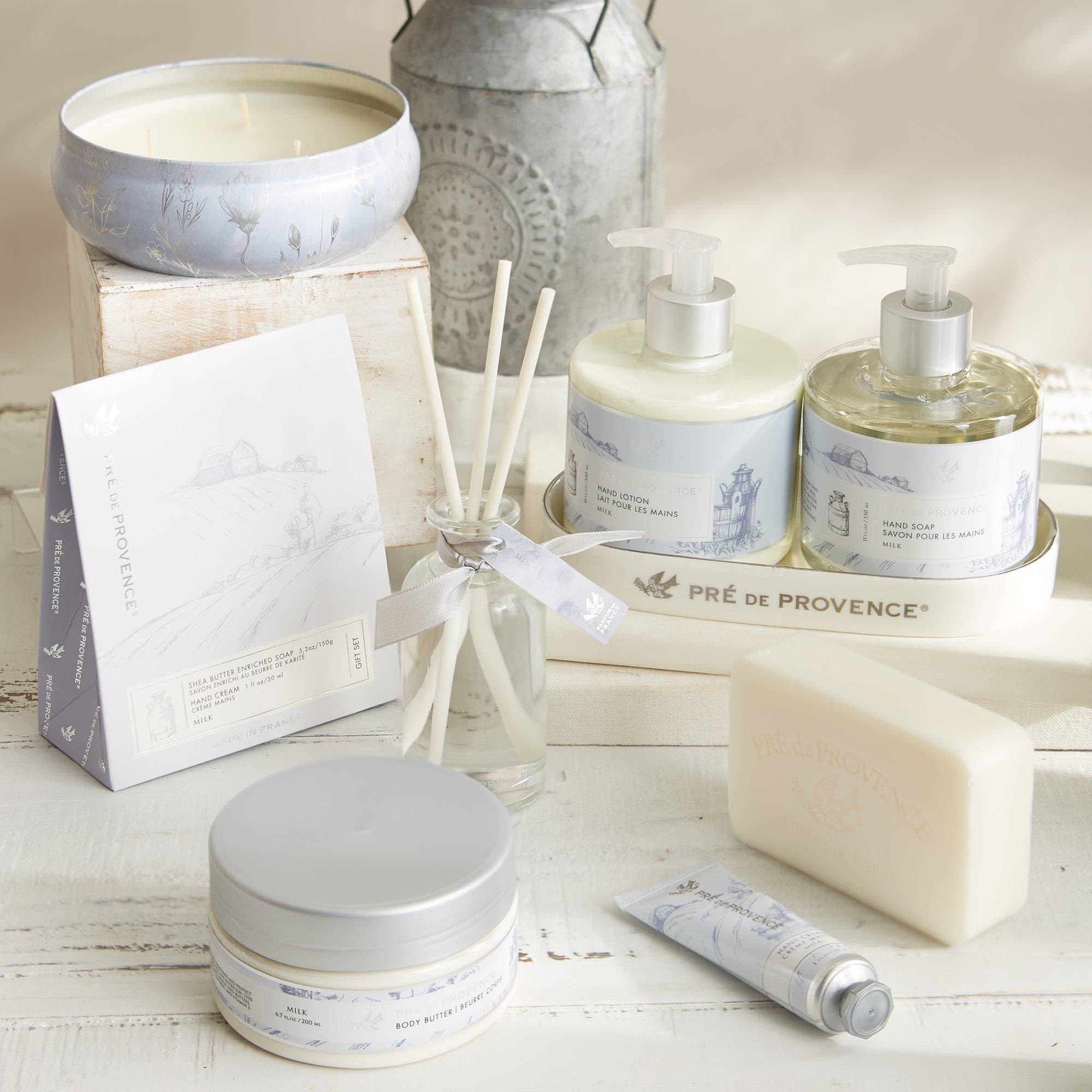 European Soaps - Wholesale Jar/Filled Candle - Heritage Candle - Milk2