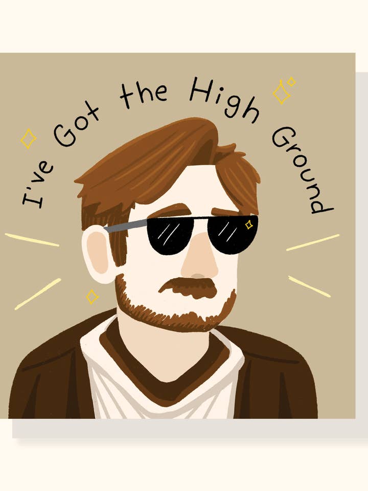 I've Got the High Ground Print for wholesale by Lily Wenndt Illustration