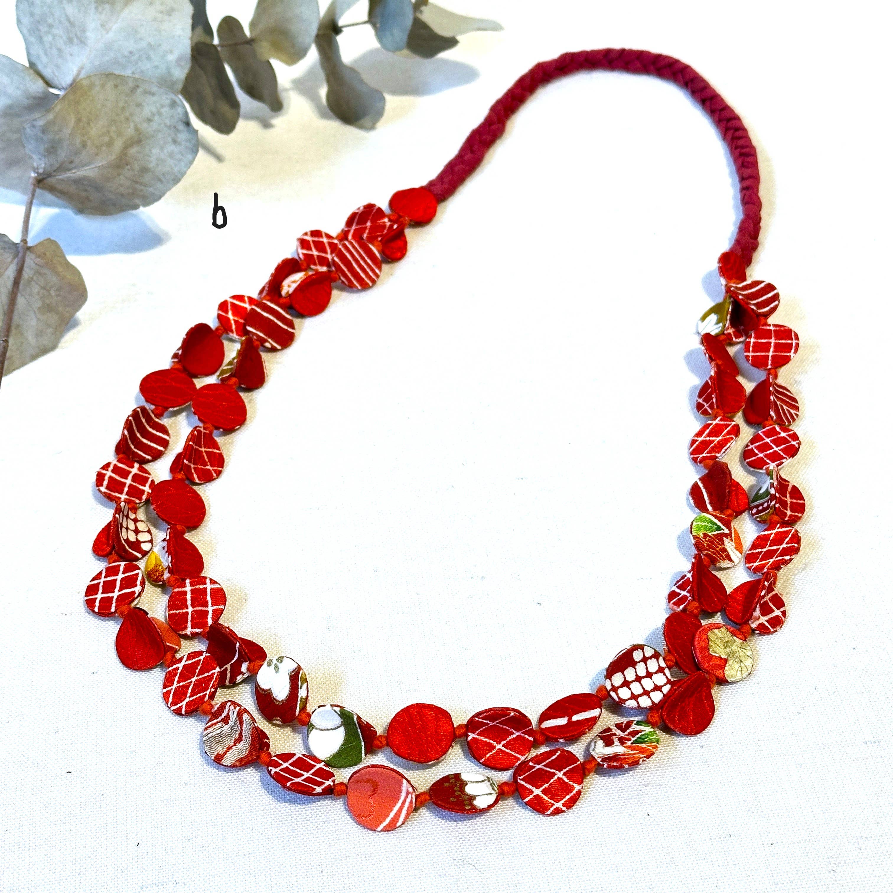 Sophie Silks - Vente Colliers plastrons - Collier kimono à double brin0