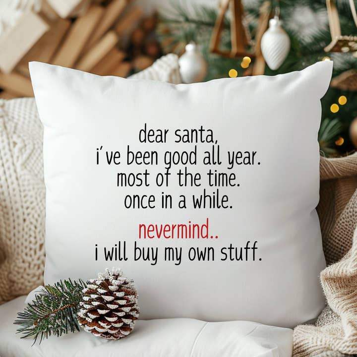Dear Santa | Funda de almohada para venta al por mayor de Rustic Avenue