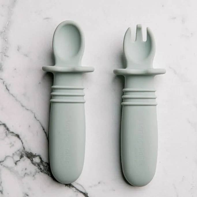 Starting Solids Australia - Wholesale Flatware Set - Kids & Baby - Selfie Spoon + Fork ™5