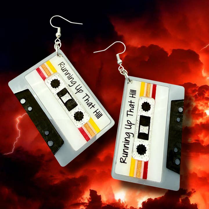 Running Up That Hill Cassette Dangles for wholesale by Born 2 Blossom Designs