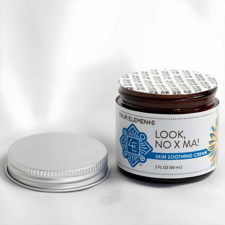 Four Elements Organic Herbals - Wholesale Healing Salve/Balm/Cream - Look, No X Ma! Skin Soothing Cream - 2 oz