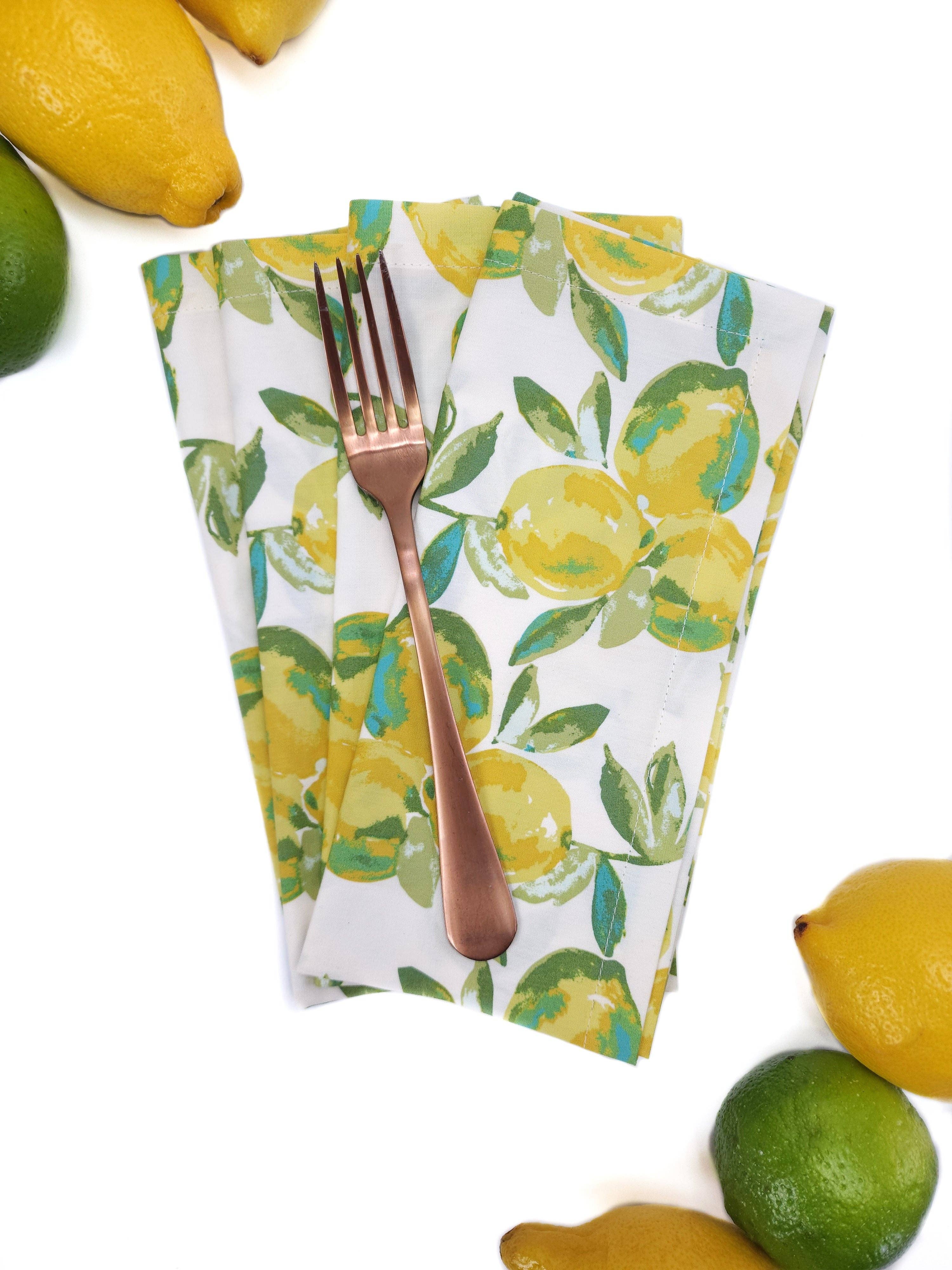 90 West Linen Co. - Wholesale Dinner & Cloth Napkin - Lemon Grove Cloth Napkins, Set of 416