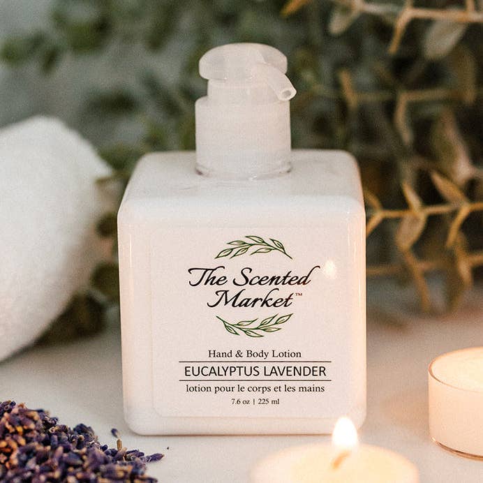 Eucalyptus Lavender Hand and Body Lotion – Calming and Hydrating for wholesale by The Scented Market