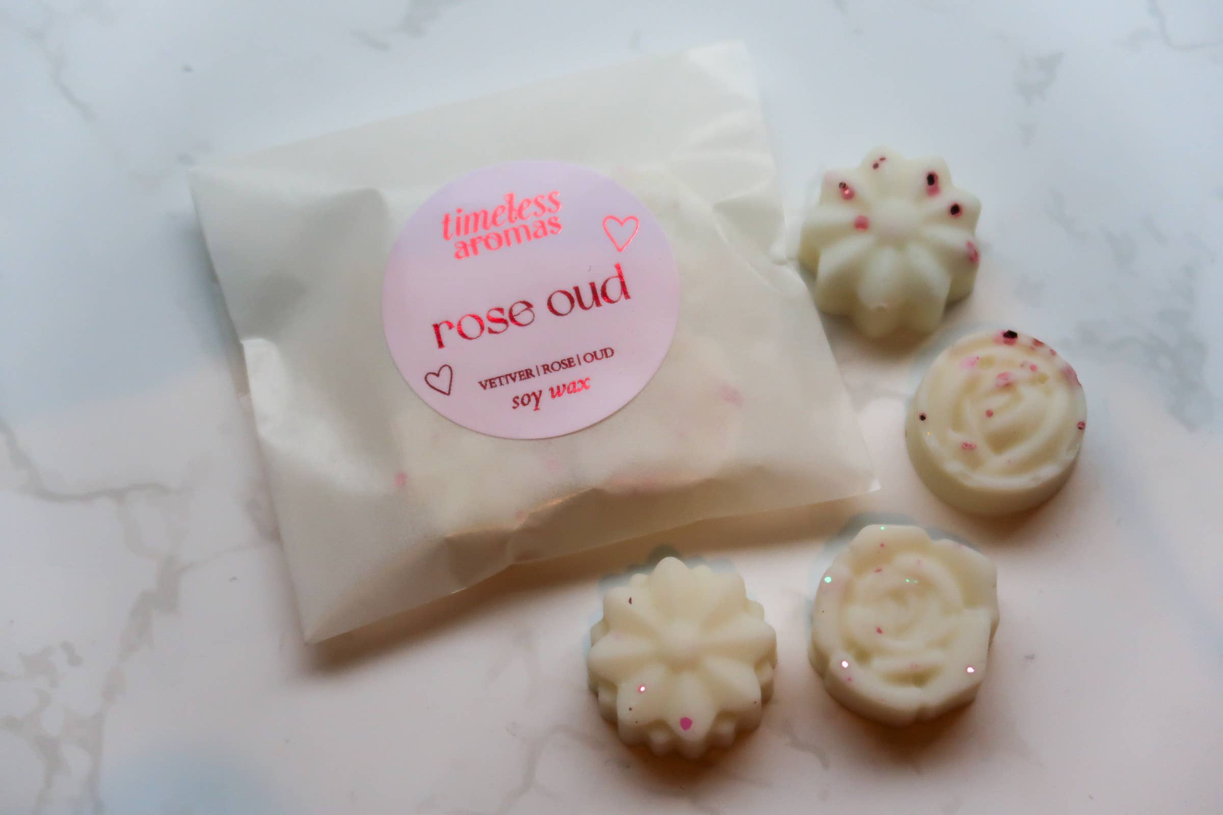 Timeless Aromas Ltd – Cera sólida por atacado – Rose Oud - Ceras Perfumadas de Cera de Soja para Dia dos Namorados1