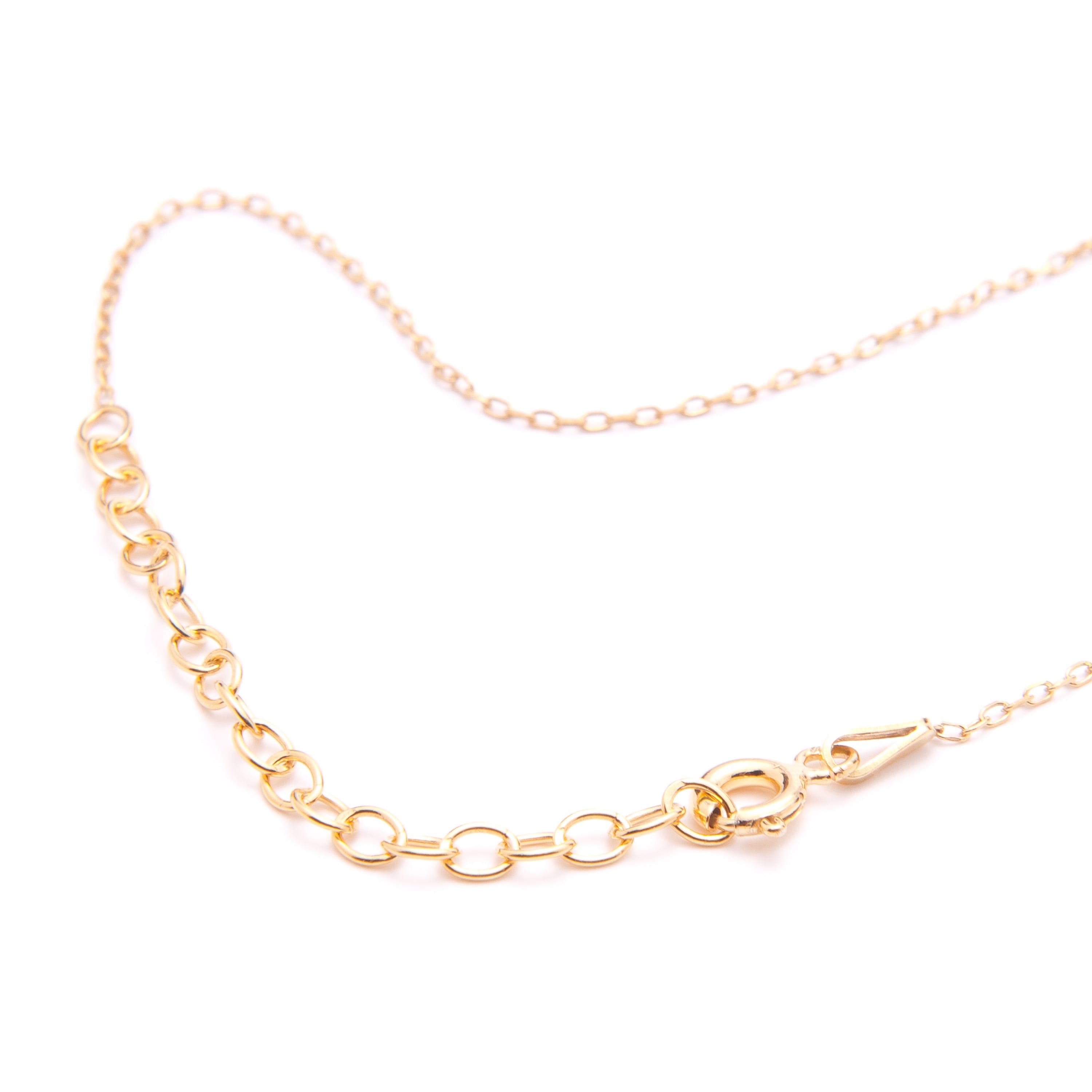 PORTUGAL JEWELS - Vente Colliers à pendentif - Collier Sardine en argent plaqué or4