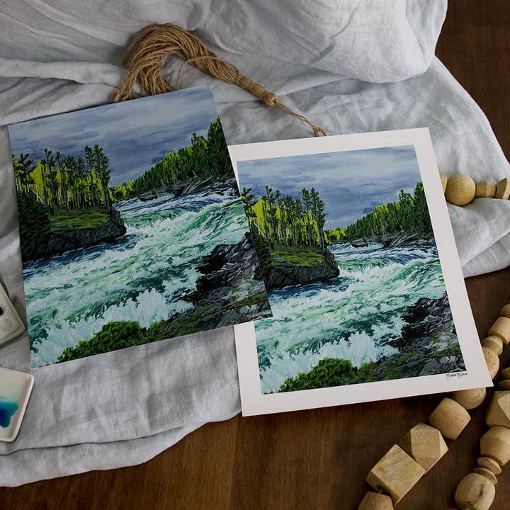 Som en stor flod Giclée-tryck för wholesale av Michelle McGuire Studio