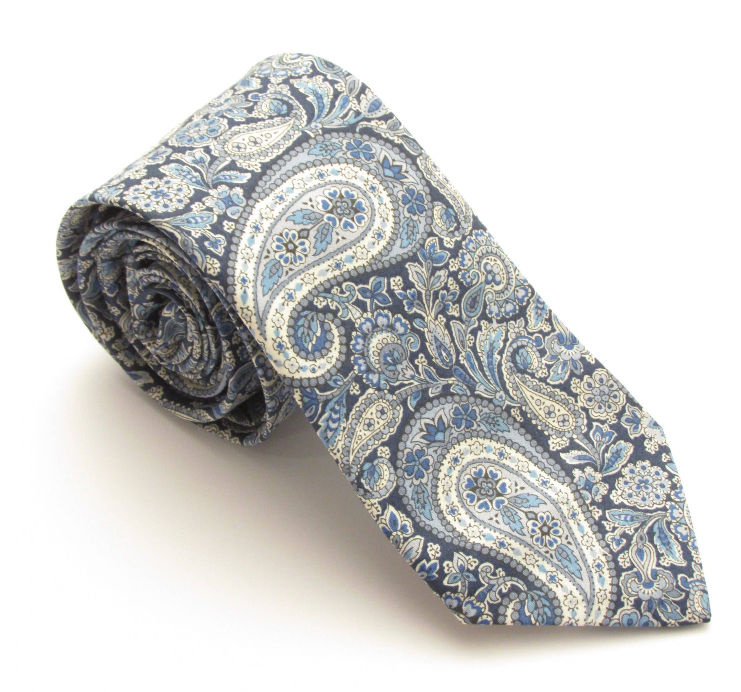 Cecil Jones - Wholesale Necktie - Men's - Lee Manor Cotton Tie Made with Liberty Fabric1