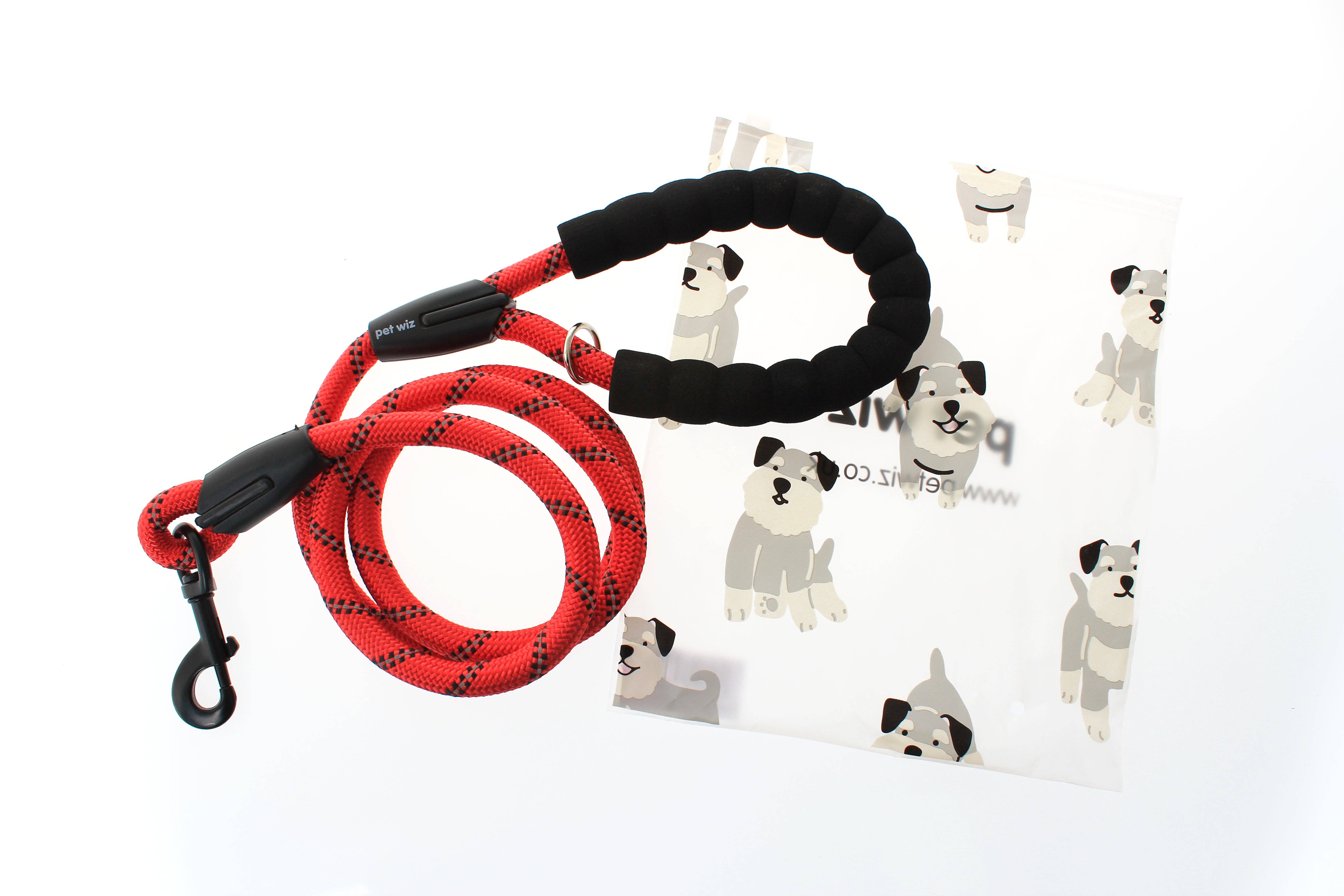 Pet Wiz - Wholesale Pet Leash - Dog - Reflective Dog Rope Lead With Padded Handle16