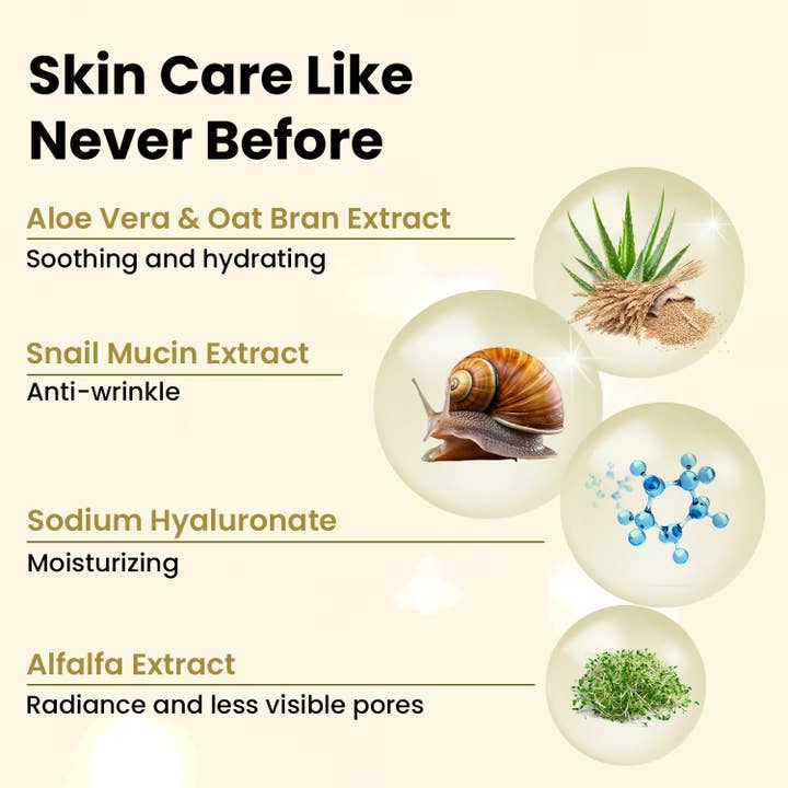 LA Fresh - Wholesale Face & Body Wipes - LA Fresh Snail Mucin Deep Moisturizing Face Mask5