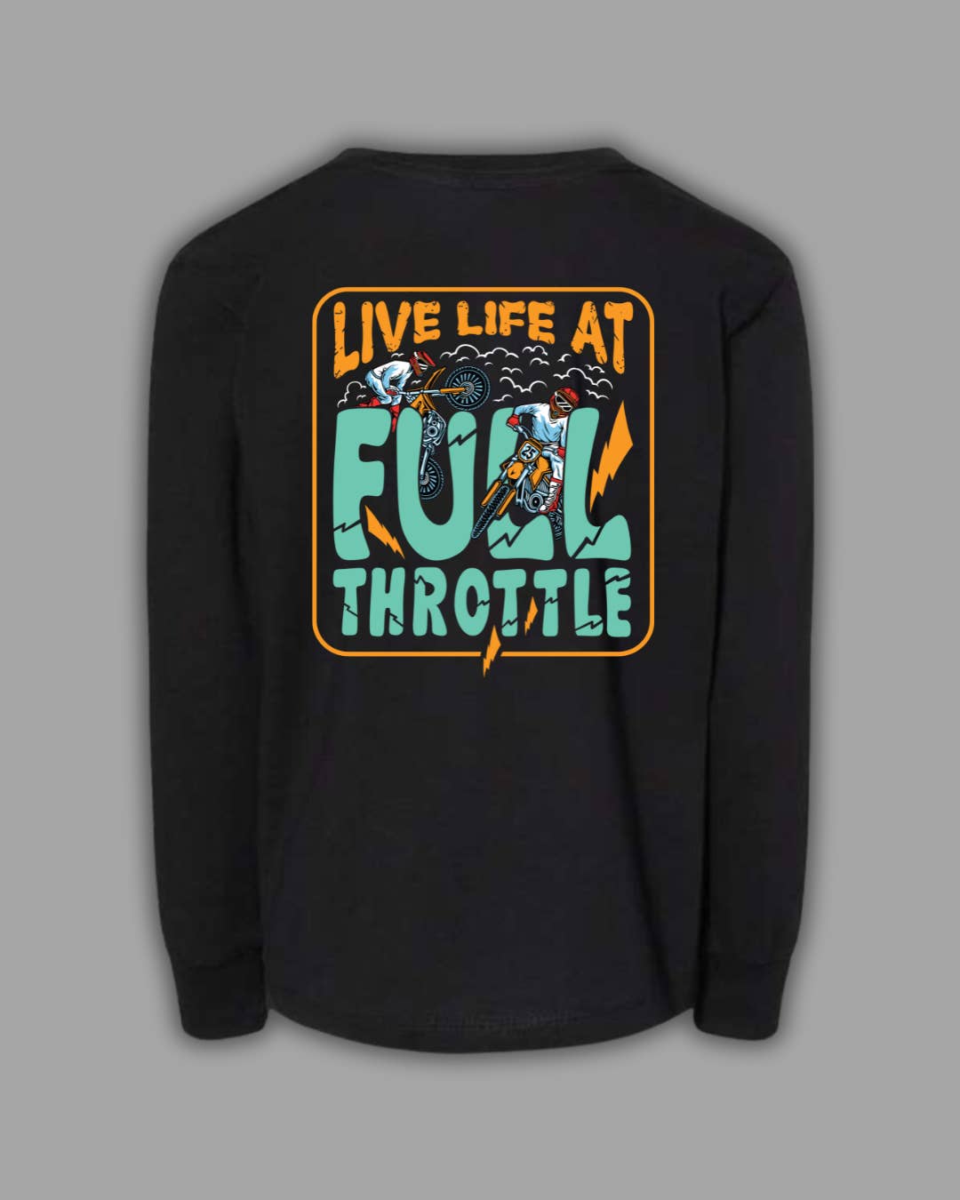 Komplete Kaos – T-shirts estampadas – Criança por atacado – Manga Comprida Full Throttle