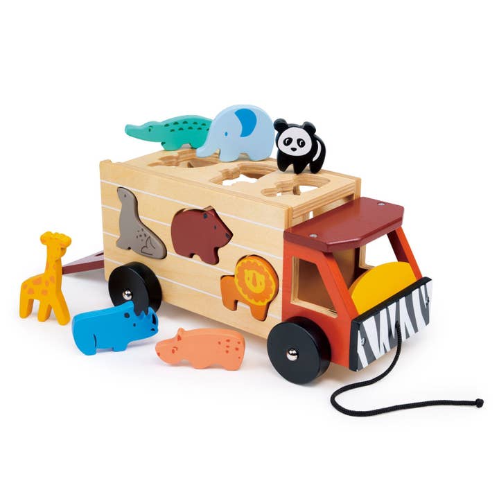 Shape Sorting Safari Truck for wholesale by Mentari Toys
