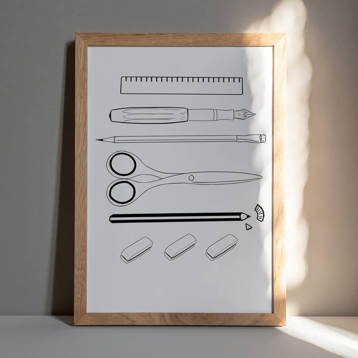 Papier à lettres imprimé à plat A4 pour la vente par Hunter Paper Co.