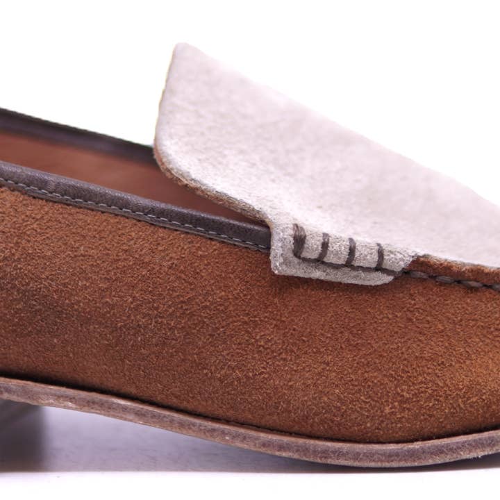 Genuine Suede Loafer Dress Shoe 12-US Men's for wholesale by Max Leather Inc.