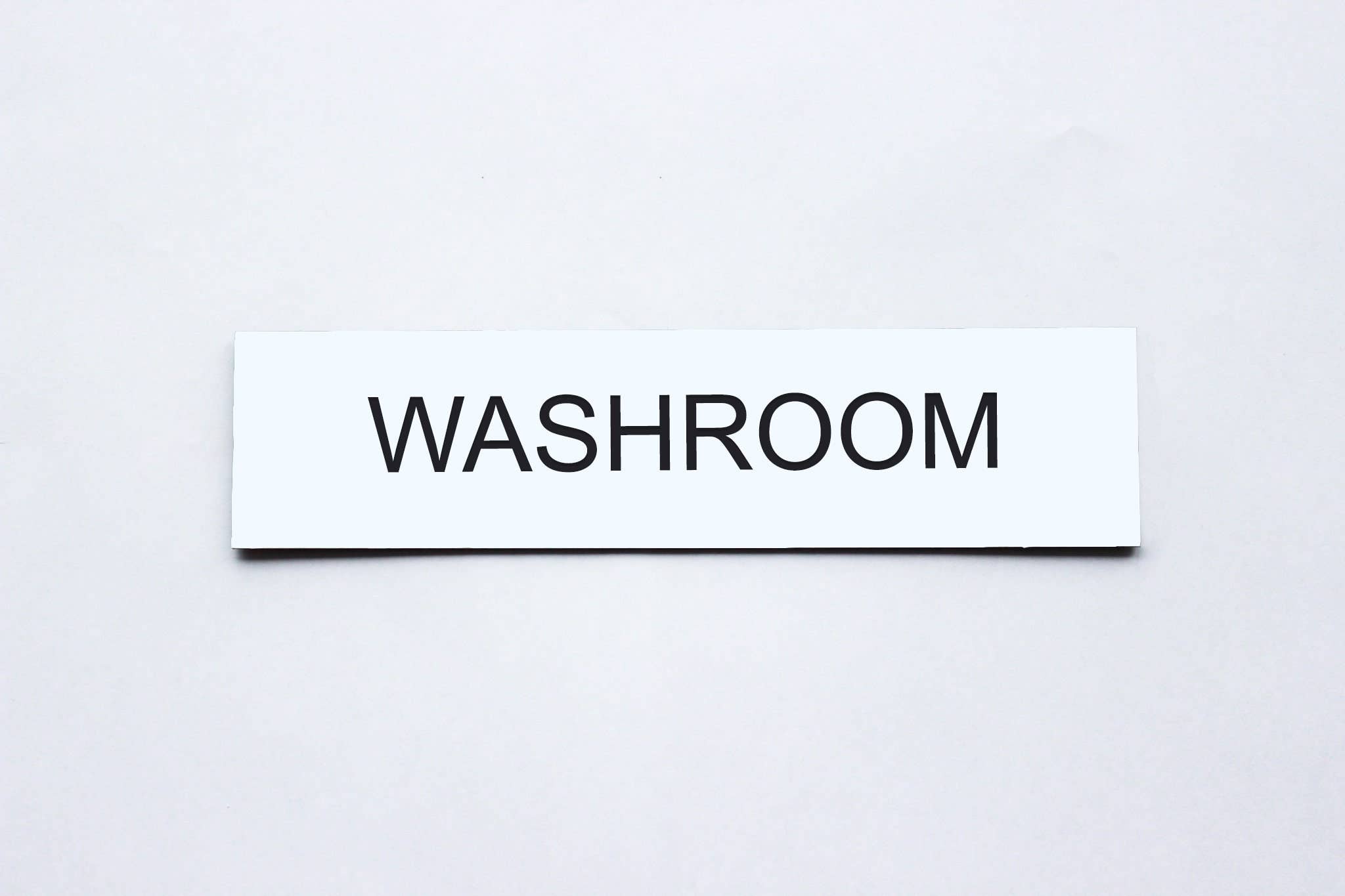 The Laundry Room Shop - Wholesale Muurdecoratie met tekst - Gepersonaliseerd gegraveerd Lamacoïd plastic bord - kantoor, badkamer, servicekamer, adres, slaapzaal, bureau, meerdere maten - past op houders6