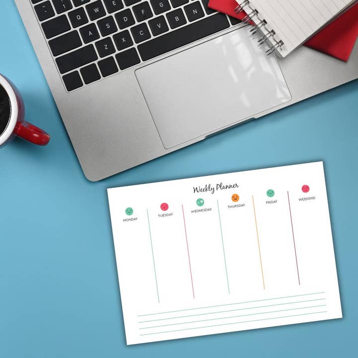 Post-it® Notes Design Series - Wholesale Planner - Weekly Planner Post-it® Notes – 6x8 – Emoji sticky notes2