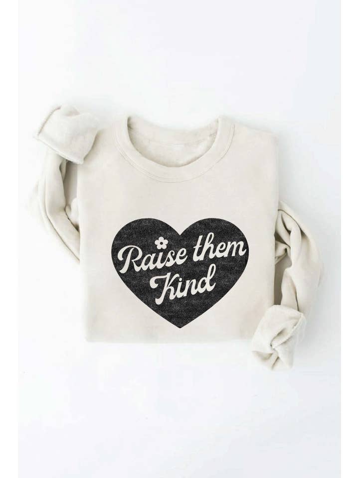 OAT COLLECTIVE - Wholesale Graphic Sweatshirt - Women's - RAISE THEM KIND Sweatshirt4