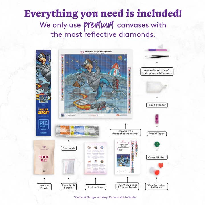 Diamond Art Club - Wholesale DIY Craft Kit - Go-Go-Gadget Rocket