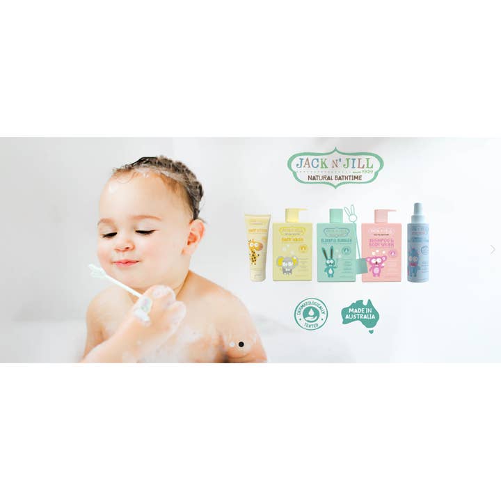 Jack N' Jill Kids & NFco - Wholesale Bubble Bath - Jack N' Jill Bubble Bath with Bubble Wand - Natural 300mL6