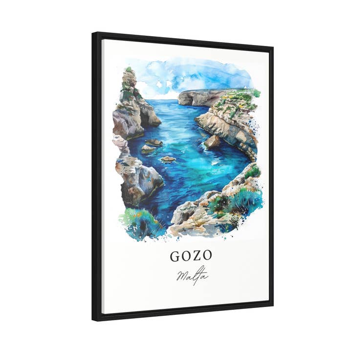 Premium Travel Art - Wholesale Art Print - Gozo Malta Art Print, Gozo Print, Malta Wall Art, Gozo Gift, Travel Print, Travel Poster, Travel Gift, Housewarming Gift5
