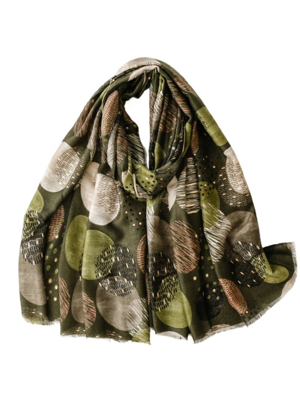 Funkyrel® Atzbranding Limited - Venta al por mayor Bufanda - Mujer - Scarvii - Pañuelo de Estampado Geométrico Retro Suave - 4 Colores1