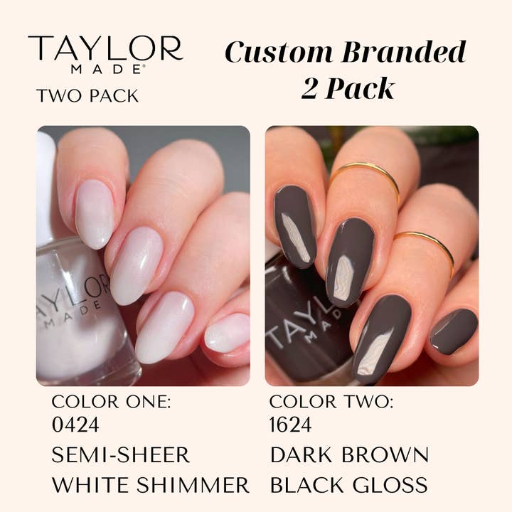 Taylor Made Polish - Vendita all'ingrosso Smalto per unghie - Smalto per unghie personalizzato: confezione da 2 a lunga tenuta + vegano + non tossico215