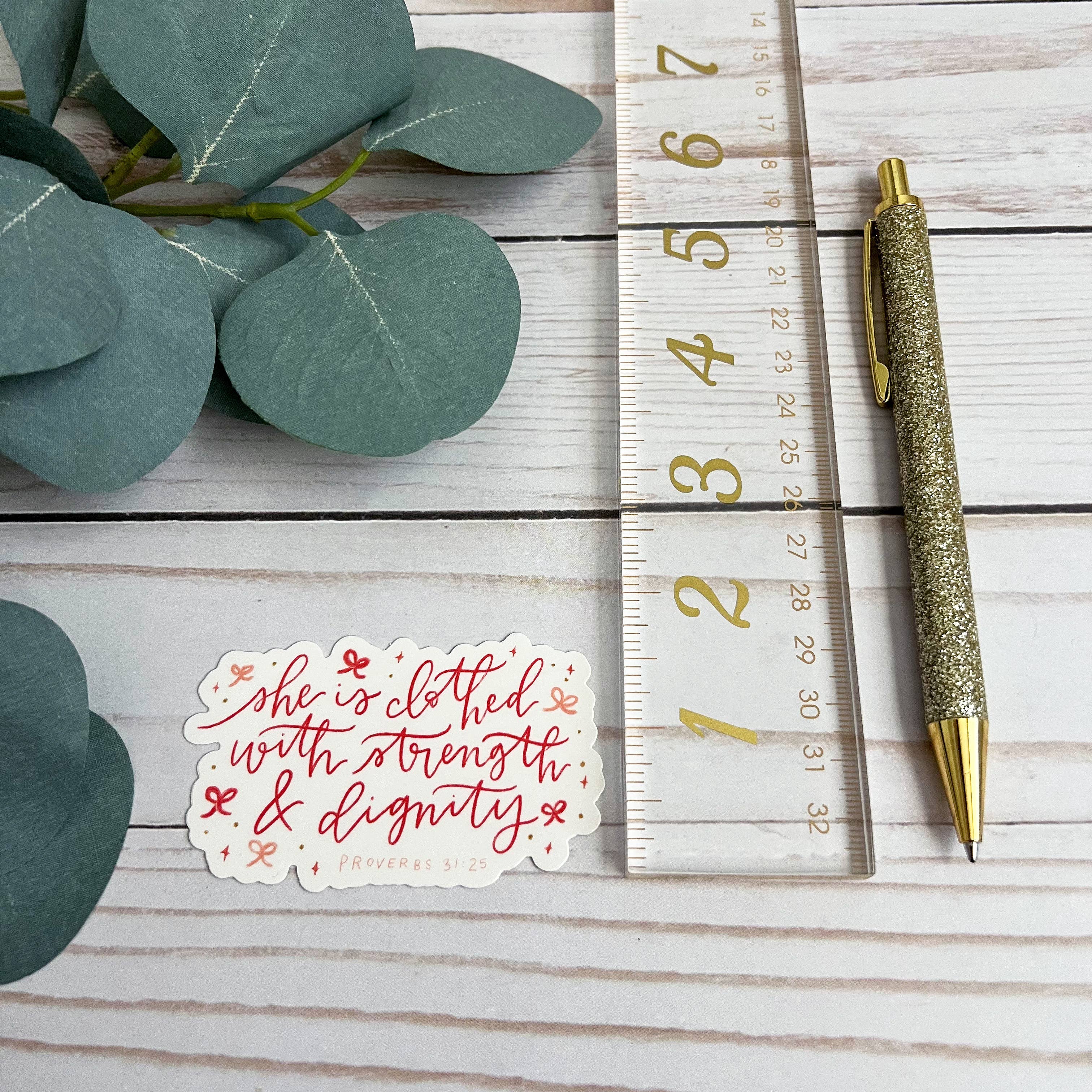 swaygirls - Venta al por mayor Pegatina - Pegatinas cristianas | Pegatina de Proverbios 31 | Registro de la Biblia7