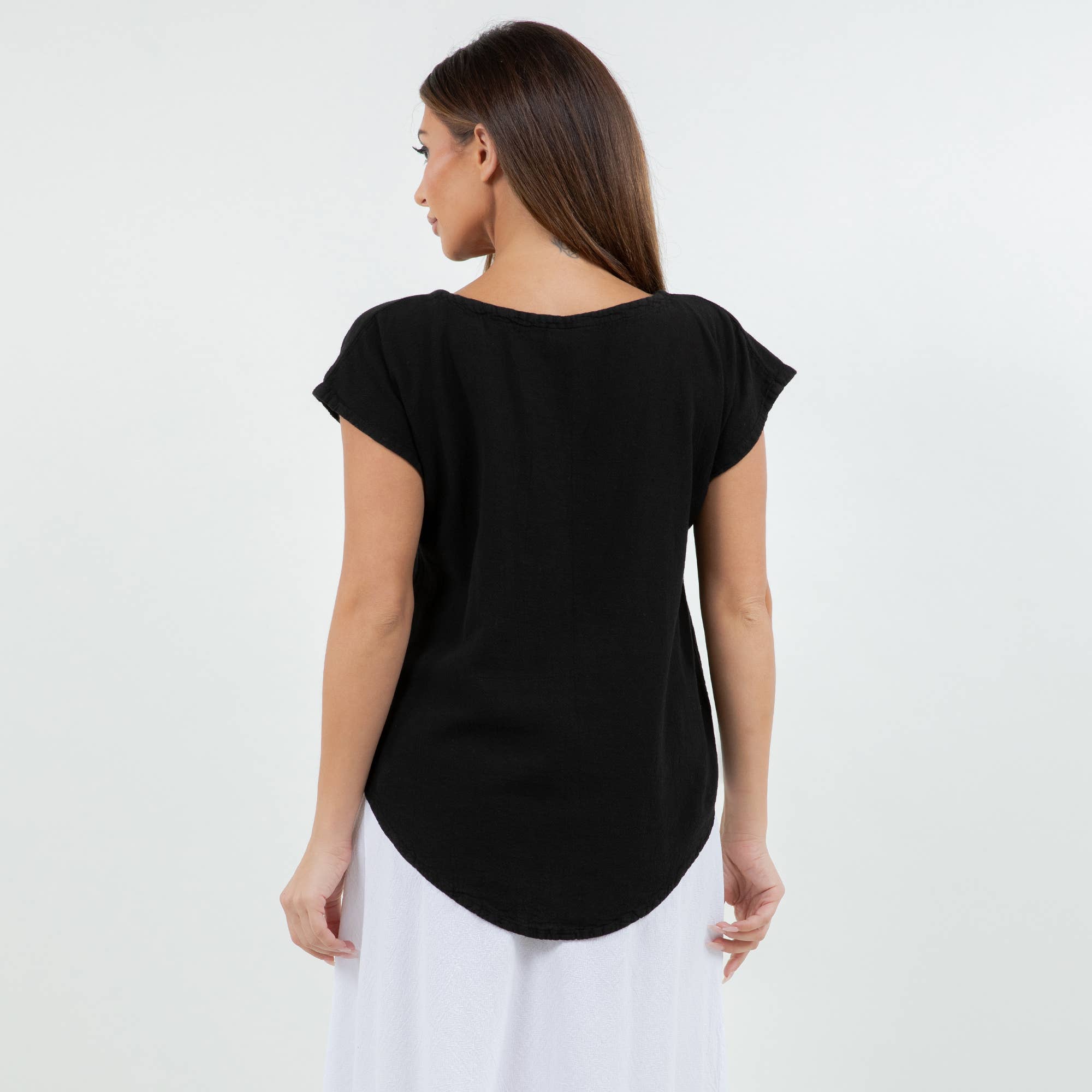 Cottonways – Großhandel Bluse – Damen – Meagan Top aus 100% — perfekte Mullgarmgarnitur aus Baumwolle9