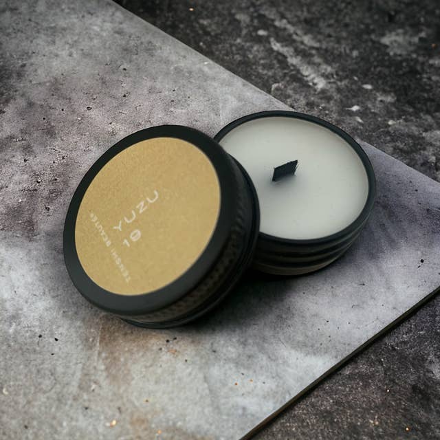 Tenshi Beauté® Yuzu 19 Mini Candle Balm for wholesale by Tenshi Beauté