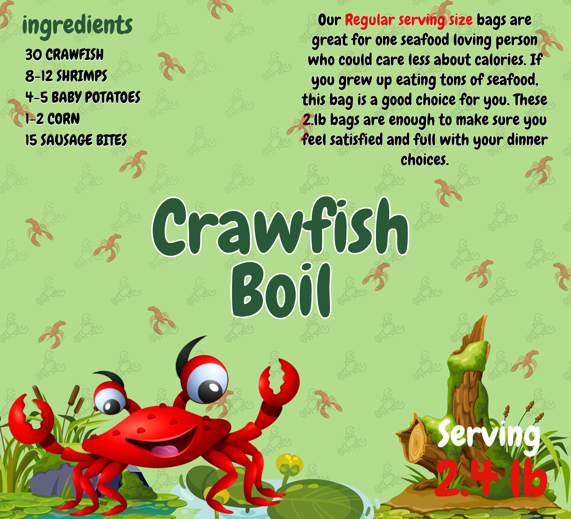 Crabby Bags Wholesale Shopping - Wholesale Dried Spice Mix - Crawfish Boil Bag | Crabby Bags Crawfish Seafood Boil in a Bag6
