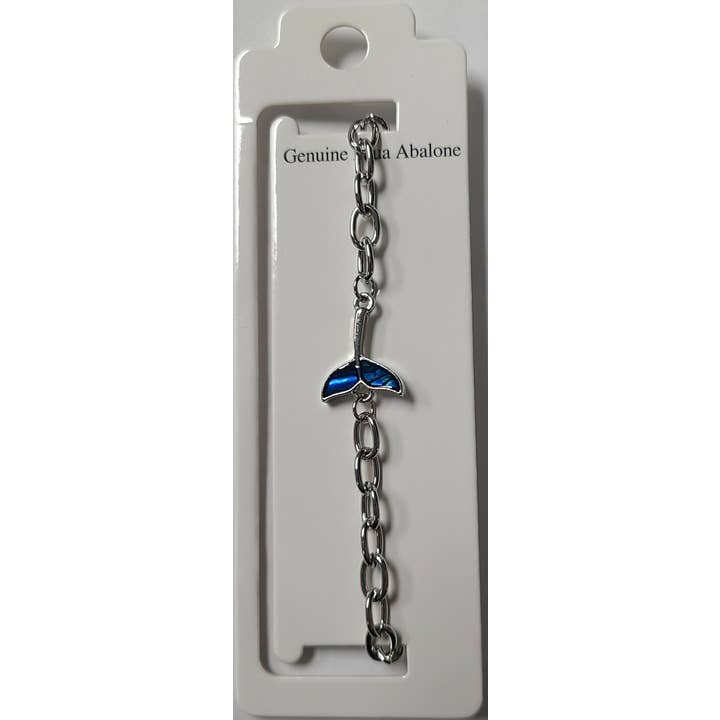 CHAIN WHALE TAIL BRACELET for wholesale by Darlene's Shells