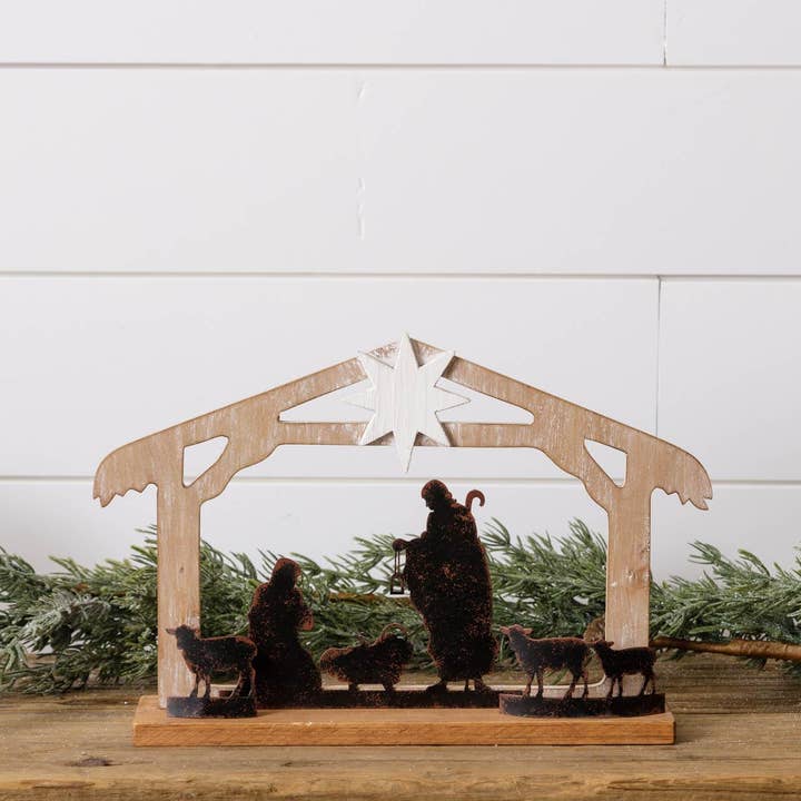 Audrey's Home & Gift - Wholesale Decorative Tabletop Object - Nativity Scene (PC)