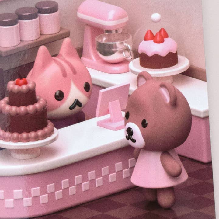 Canofdanchan Shop - Wholesale Art Print - Chocolate Pastry and Cakes Bakery Print2