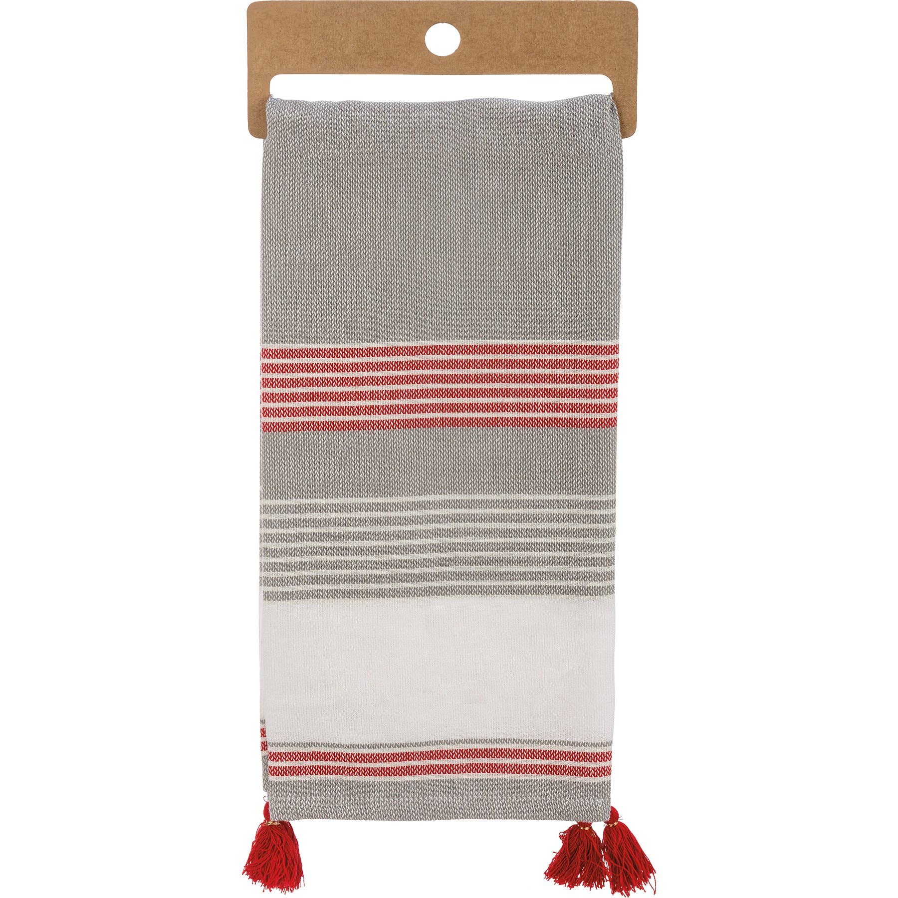 Primitives by Kathy - Wholesale Tea Towel - Santa Stops Here For Wine Tasting Kitchen Towel1