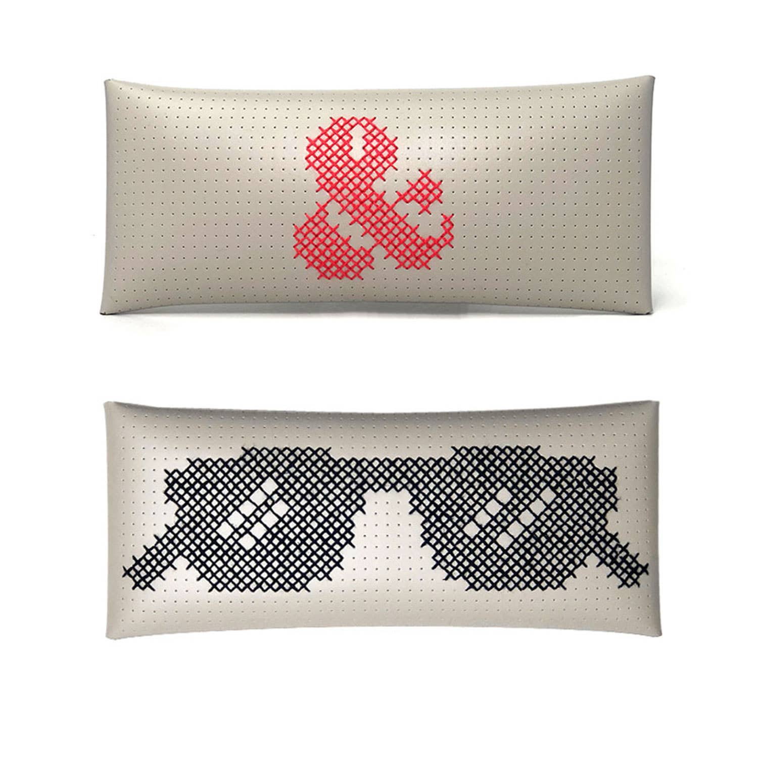 Chasing Threads - Wholesale DIY Craft Kit - Stitch Envelope Case - DIY cross stitch kit Light Grey11