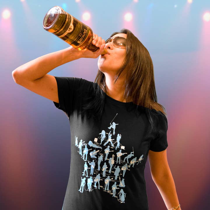 Rockstjärna T-shirt för kvinnor för wholesale av Chop Shop Store