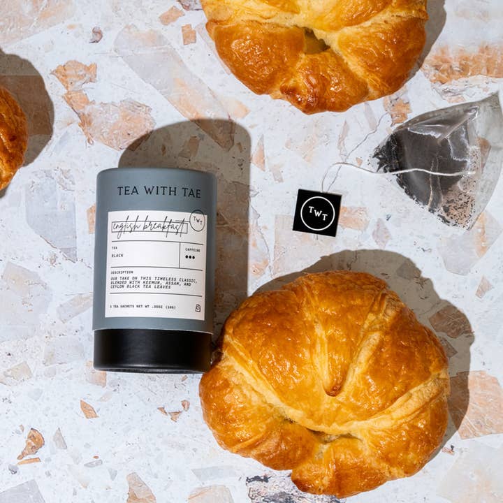 Tea with Tae - Wholesale Tea Bags - English Breakfast Black Tea Mini Tea Tube Gift (5 tea bags)1