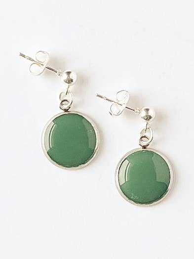 Woodland Earrings for wholesale by Stoat Manor Studio