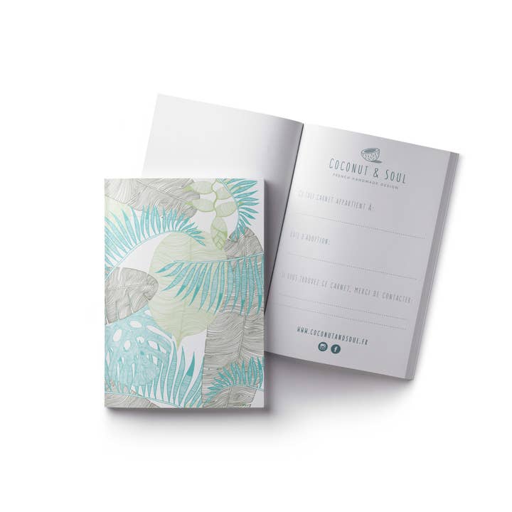 Notebook A6 Exotic Canopy por atacado de Coconut & Soul