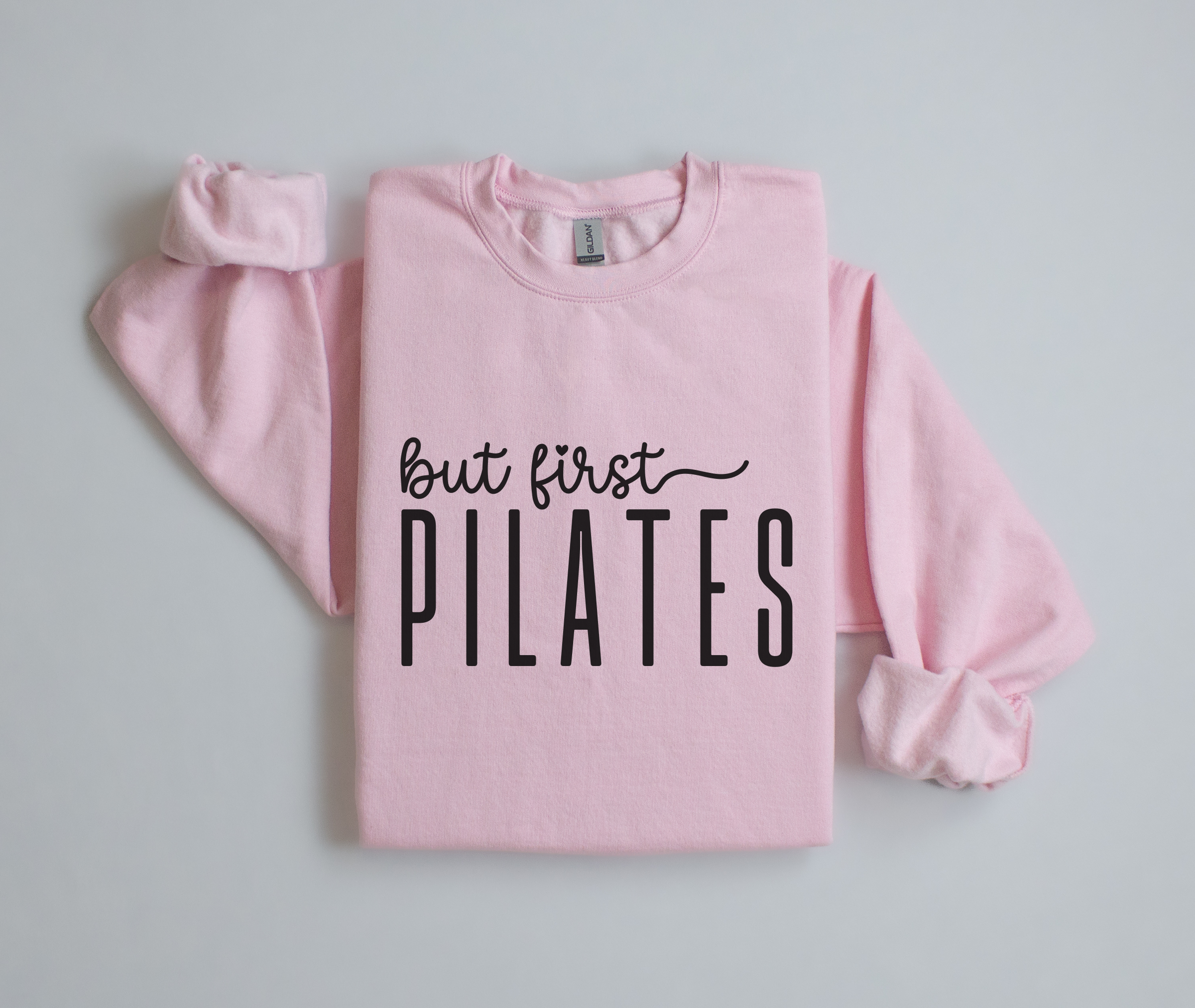 Stiles Tee Co. – wholesale Sweatshirt med tryck - Unisex – Pilates-tröja – Men först Pilates – Träningskläder2