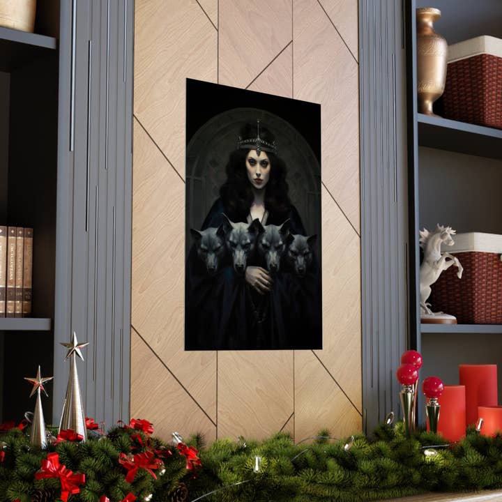 Ye Curiosity Shoppe - Wholesale Art Print - Hecate and Hounds Art Print