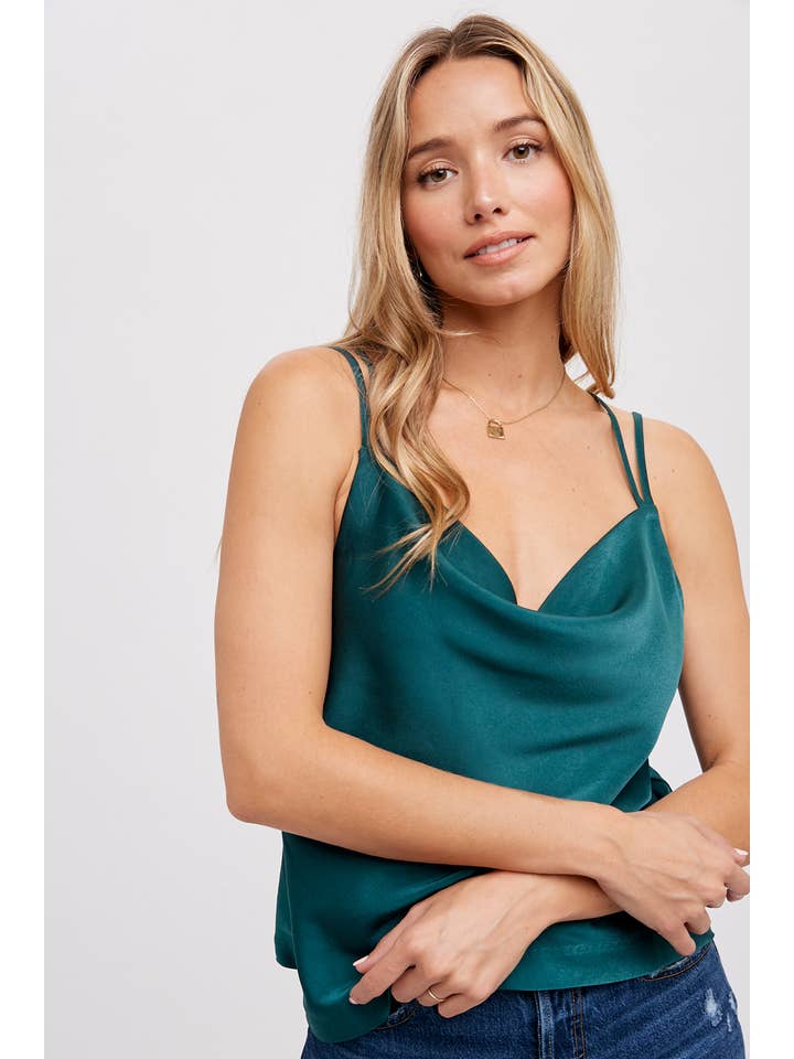 Bluivy – wholesale Camisole – Women′s – SILKY COWL NECK CAMI4