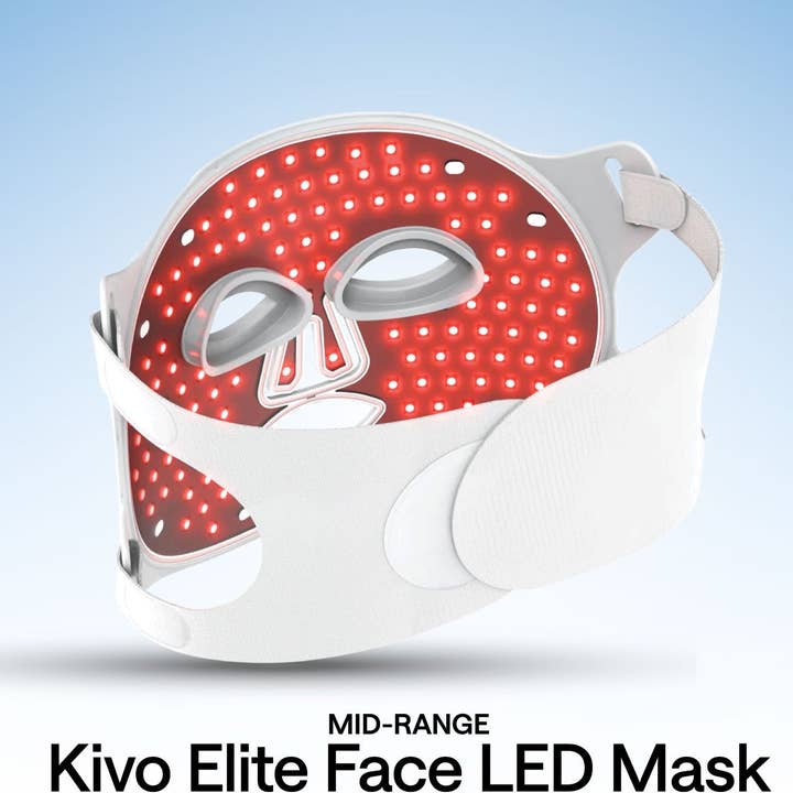 Kivo Elite Face: Red + Near InfraRed + Blue + Yellow Light Therapy Face Mask for wholesale by Kivo Red Light Therapy