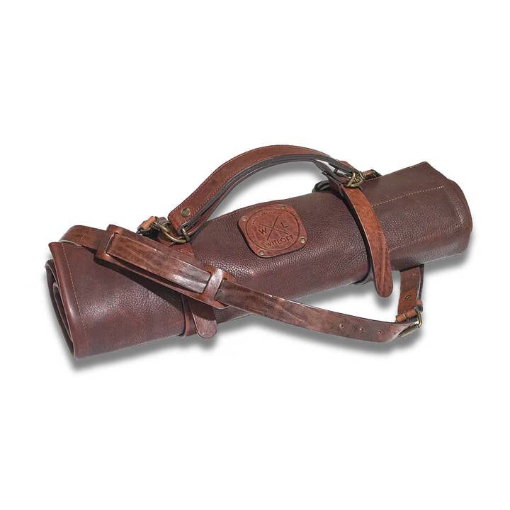 WITLOFT - Handmade leather Knife Role ( 5 Compartments) for wholesale by Ginza Steel