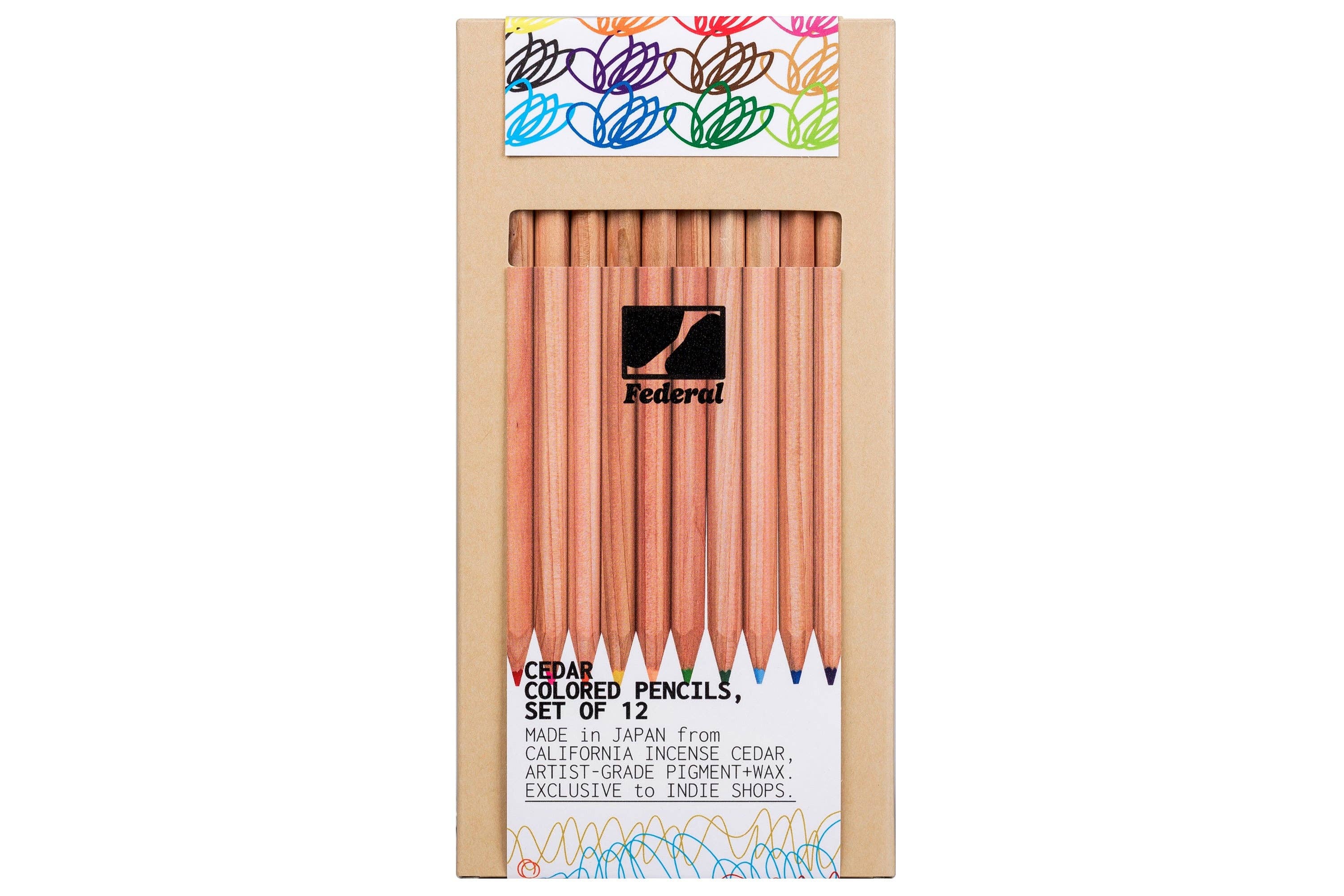 Federal Color – wholesale Coloured pencil – Cedar Colored Pencils, Set of 120