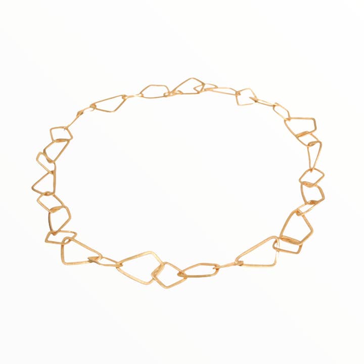 Gold Irregular Link Chain for wholesale by Manjusha Jewels